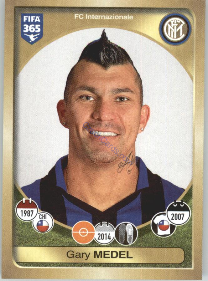 Gary Medel Panini 2017 FIFA 365 Sticker #251