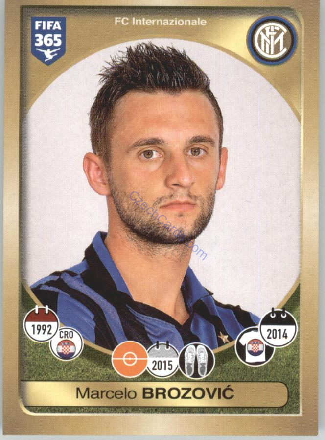 Marcelo Brozović Panini 2017 FIFA 365 Sticker #253