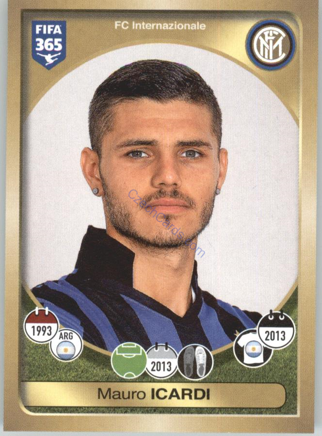 Mauro Icardi Panini 2017 FIFA 365 Sticker #256