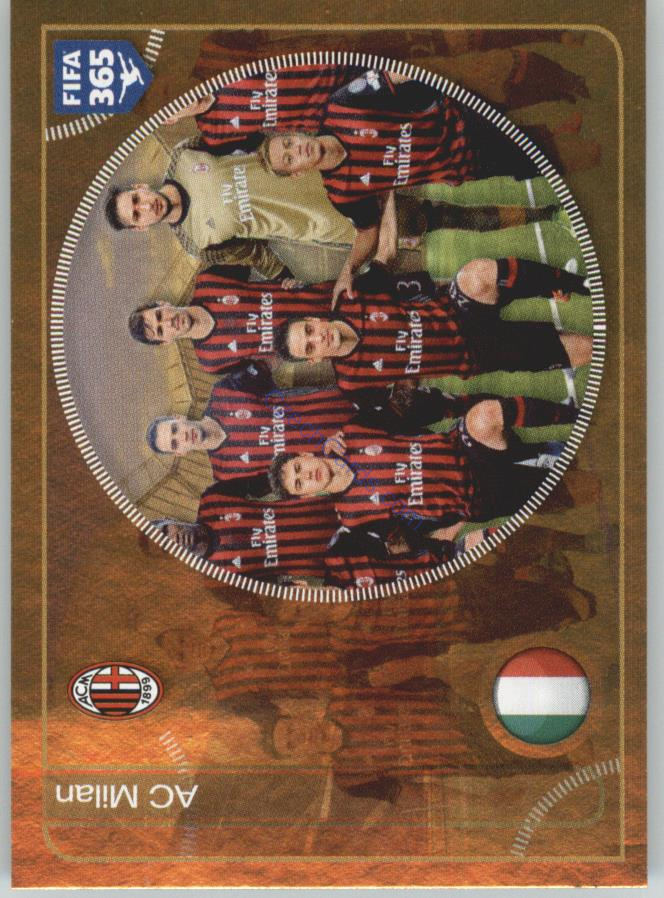 AC Milan team Panini 2017 FIFA 365 Golden Sticker #262