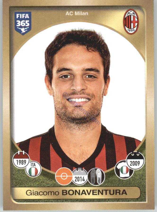 Giacomo Bonaventura Panini 2017 FIFA 365 Sticker #265