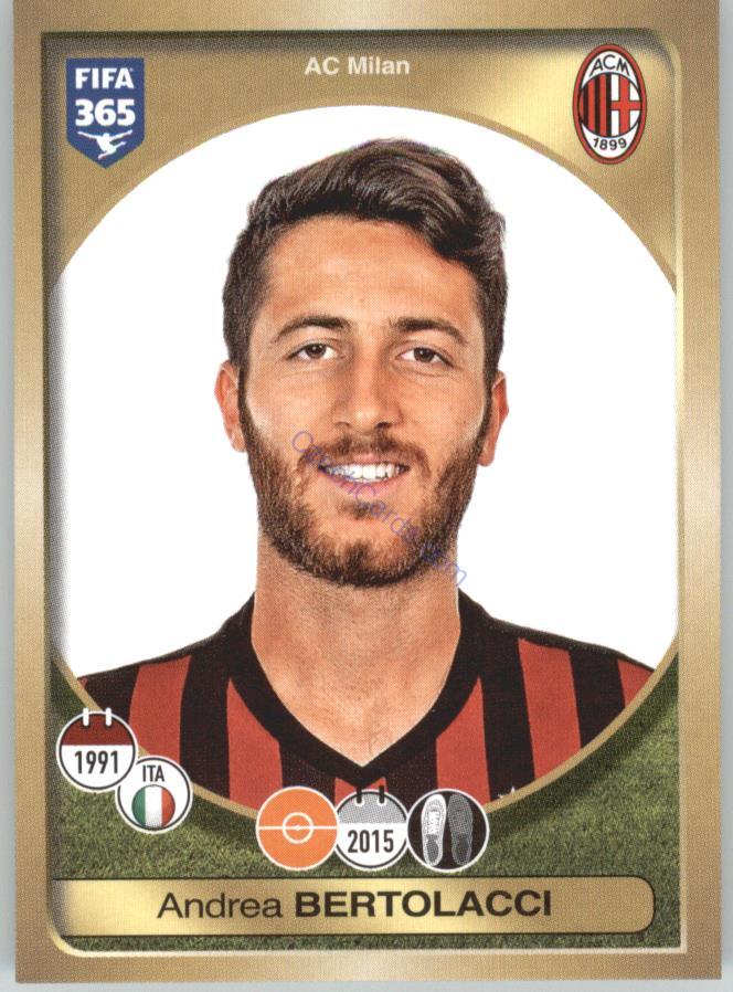 Andrea Bertolacci Panini 2017 FIFA 365 Sticker #267