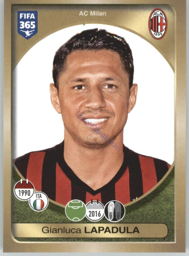 Gianluca Lapadula Panini 2017 FIFA 365 Sticker #269