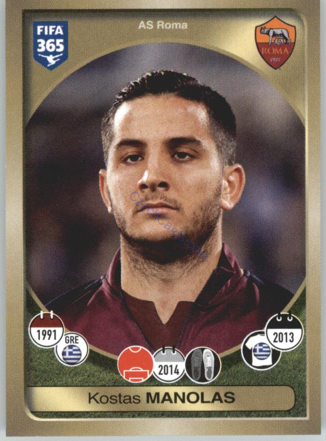 Kostas Manolas Panini 2017 FIFA 365 Sticker #273