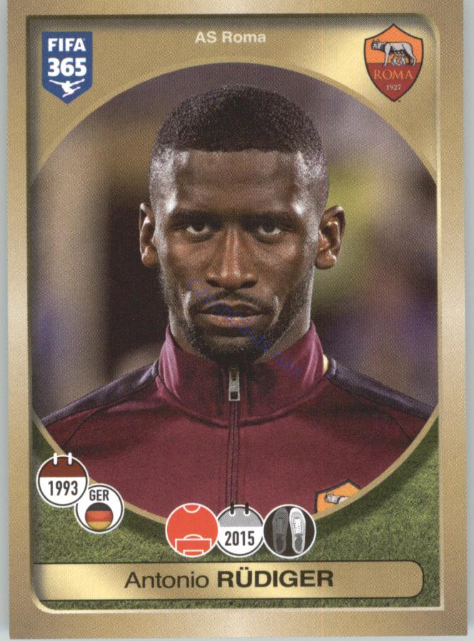 Antonio Rüdiger Panini 2017 FIFA 365 Sticker #274