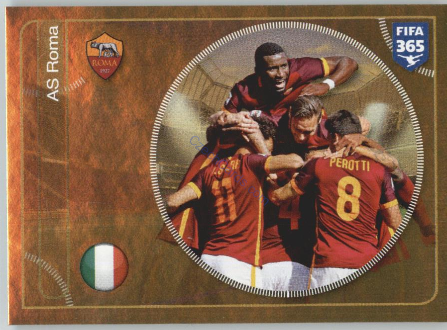 AS Roma team Panini 2017 FIFA 365 Golden Sticker #276