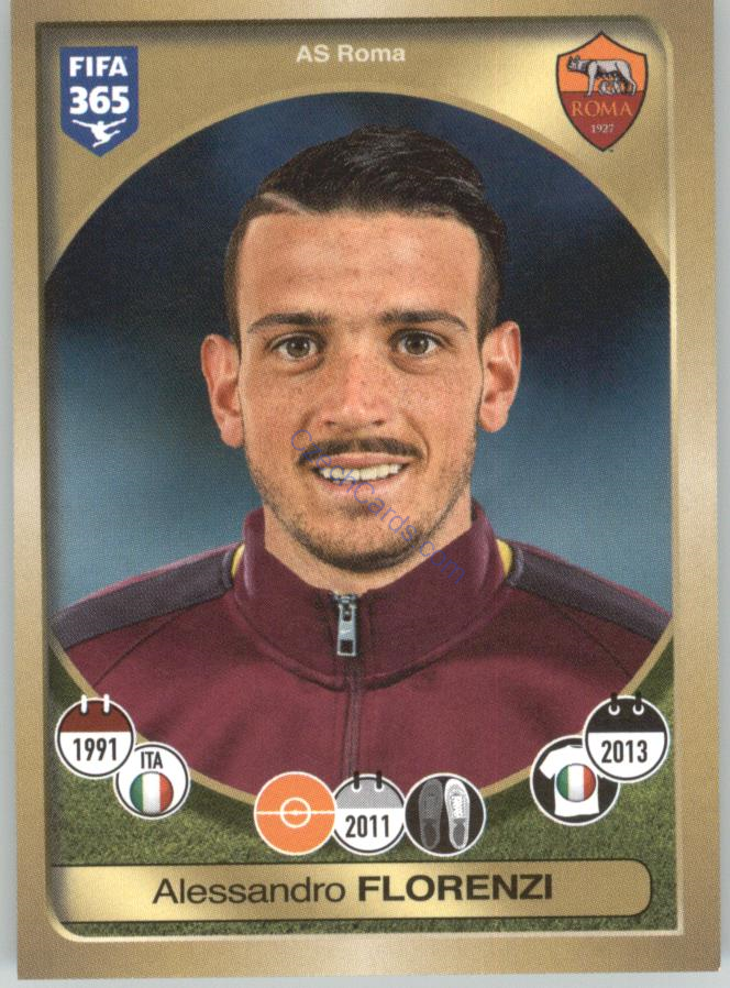 Alessandro Florenzi Panini 2017 FIFA 365 Sticker #279