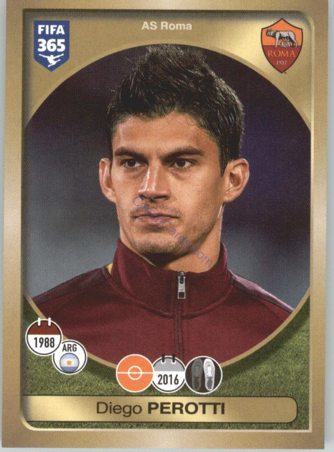 Diego Perotti Panini 2017 FIFA 365 Sticker #280