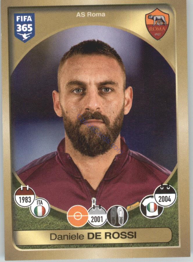 Daniele De Rossi Panini 2017 FIFA 365 Sticker #281