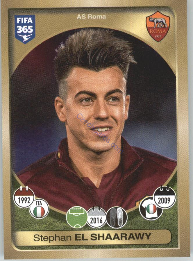 Stephan El Shaarawy Panini 2017 FIFA 365 Sticker #282
