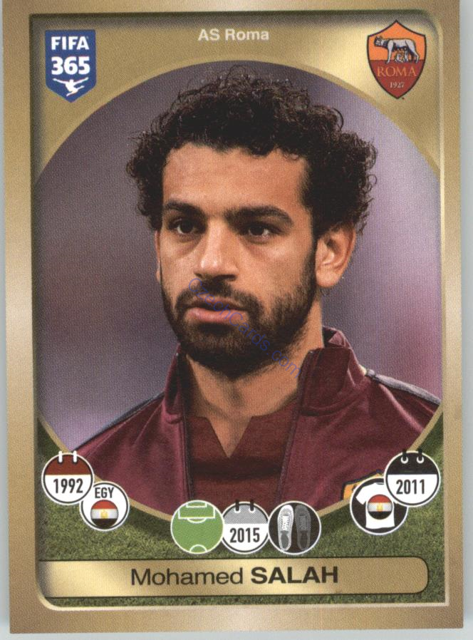 Mohamed Salah Panini 2017 FIFA 365 Sticker #283