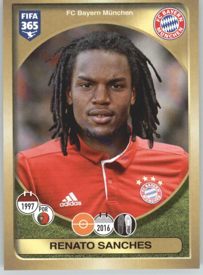 Renato Sanches Panini 2017 FIFA 365 Sticker #305