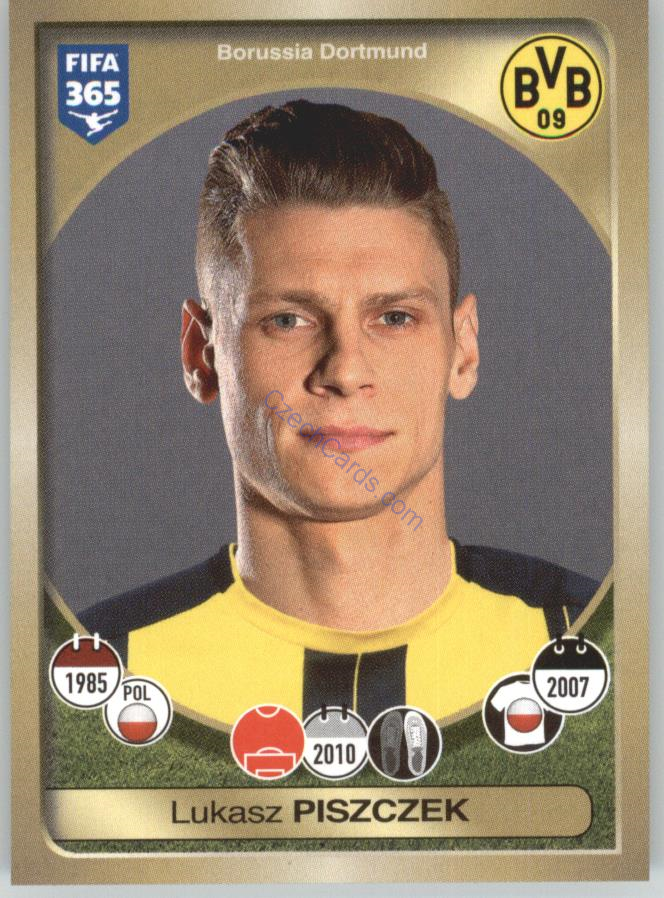 Lukasz Piszczek Panini 2017 FIFA 365 Sticker #313