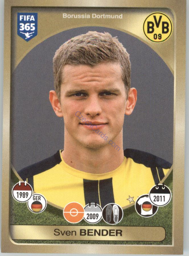 Sven Bender Panini 2017 FIFA 365 Sticker #319