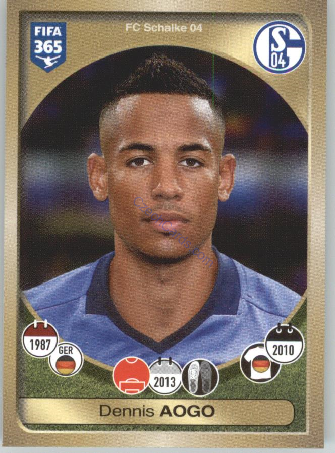Dennis Aogo Panini 2017 FIFA 365 Sticker #327