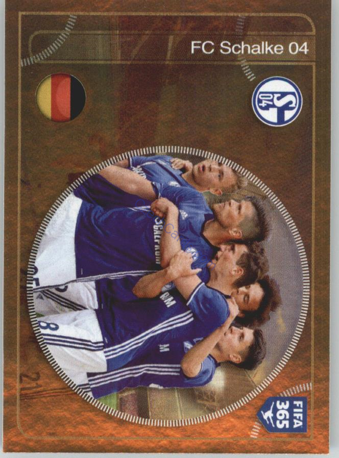 FC Schalke 04 team Panini 2017 FIFA 365 Golden Sticker #328