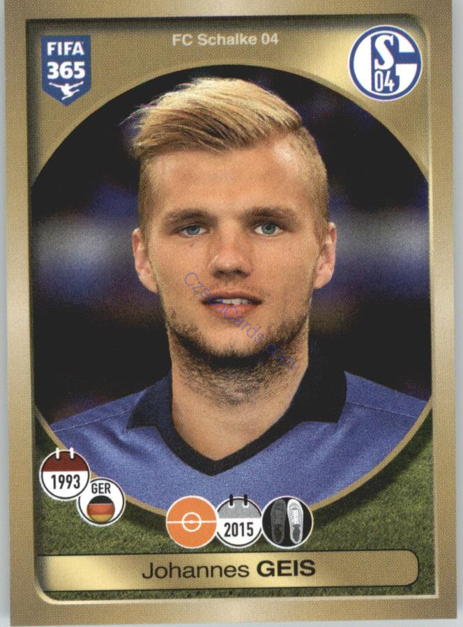 Johannes Geis Panini 2017 FIFA 365 Sticker #331