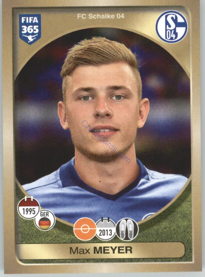 Max Meyer Panini 2017 FIFA 365 Sticker #334