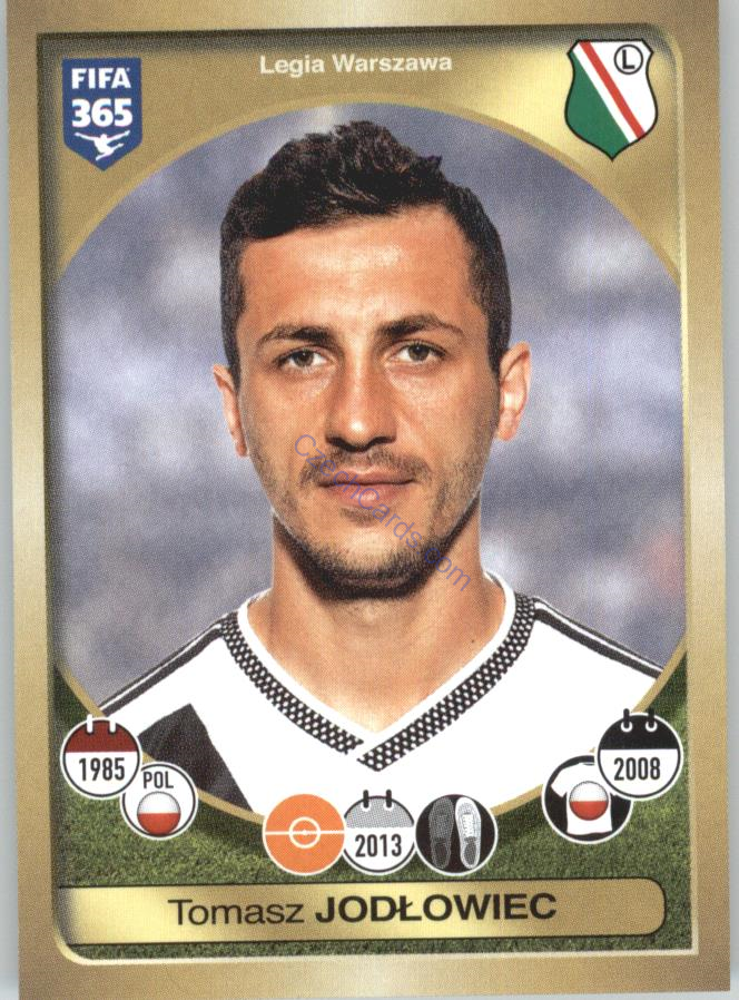 Tomasz Jodłowiec Panini 2017 FIFA 365 Sticker #345