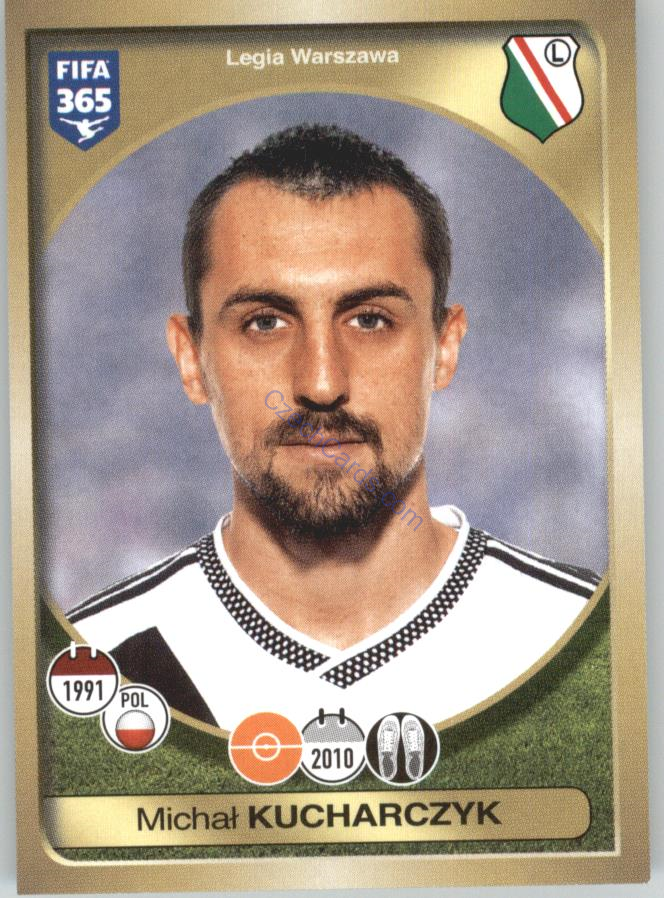Michał Kucharczyk Panini 2017 FIFA 365 Sticker #348