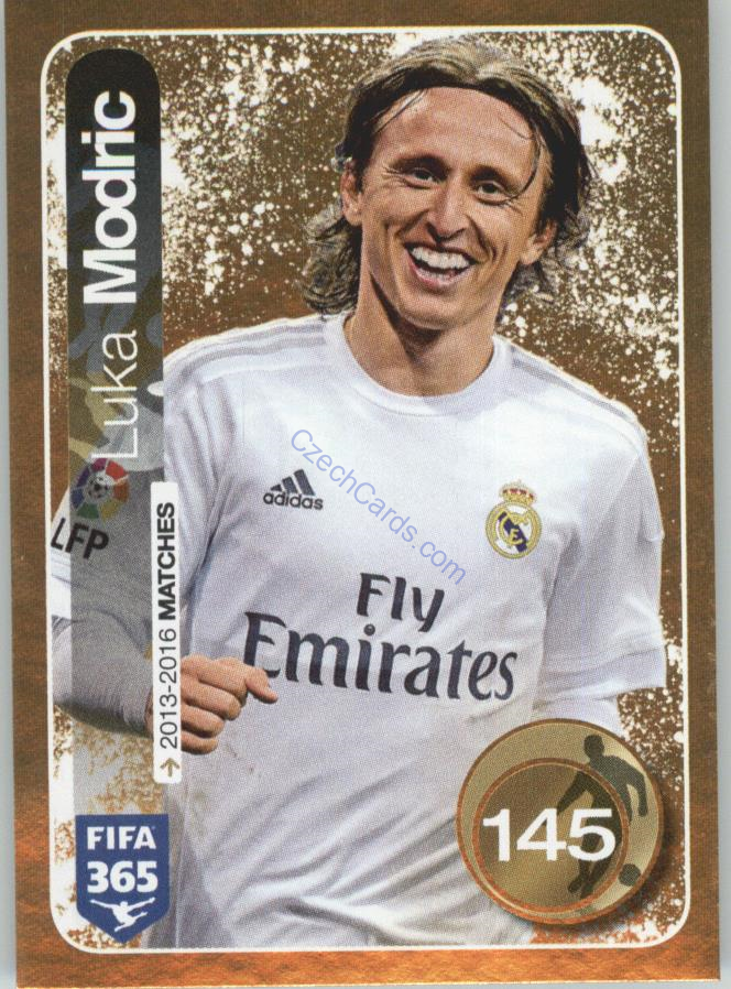 Luka Modrić Panini 2017 FIFA 365 Golden Sticker #366