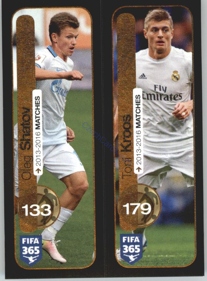 Shatov, Kroos Panini 2017 FIFA 365 Sticker #372