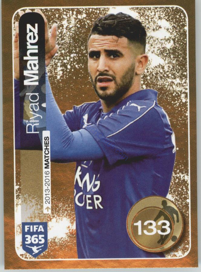 Riyad Mahrez Panini 2017 FIFA 365 Sticker #376