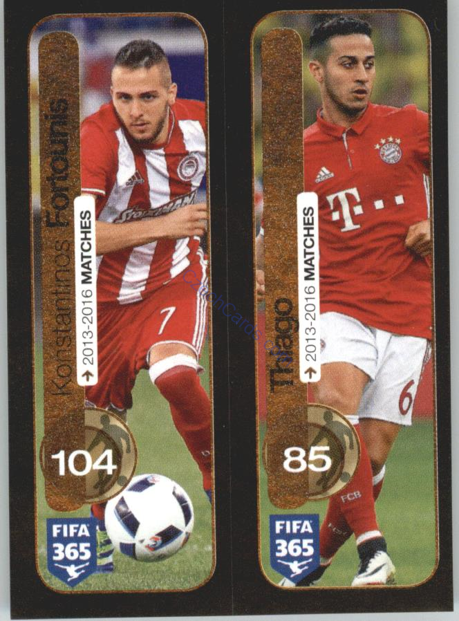 Fortounis, Alcántara Panini 2017 FIFA 365 Sticker #378