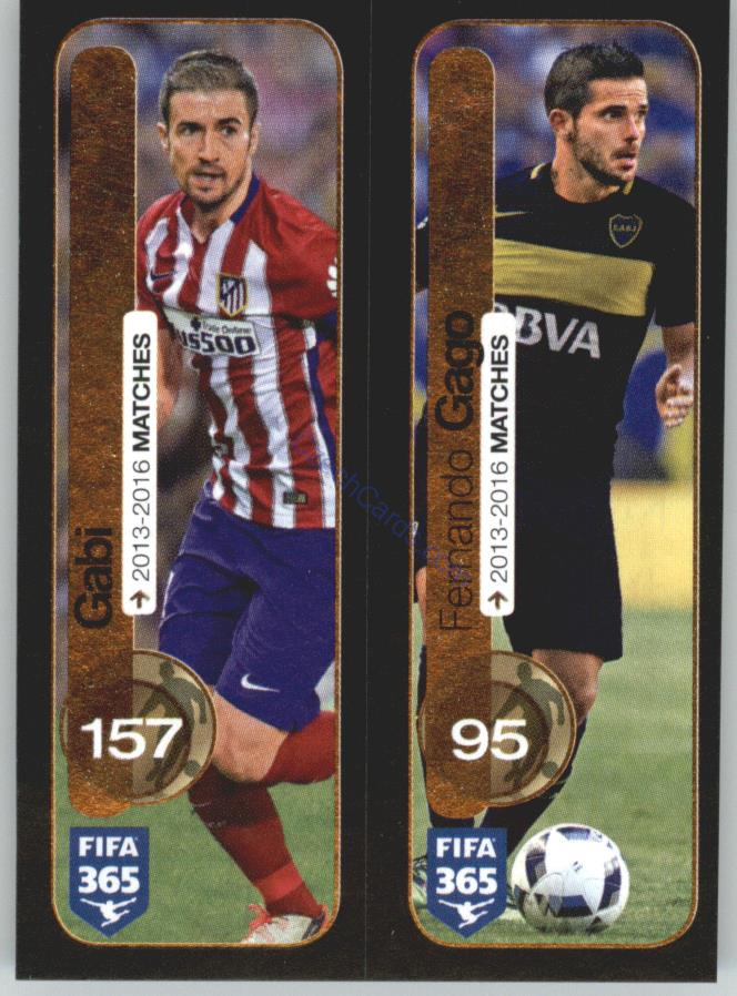 Gabi, Gago Panini 2017 FIFA 365 Sticker #379