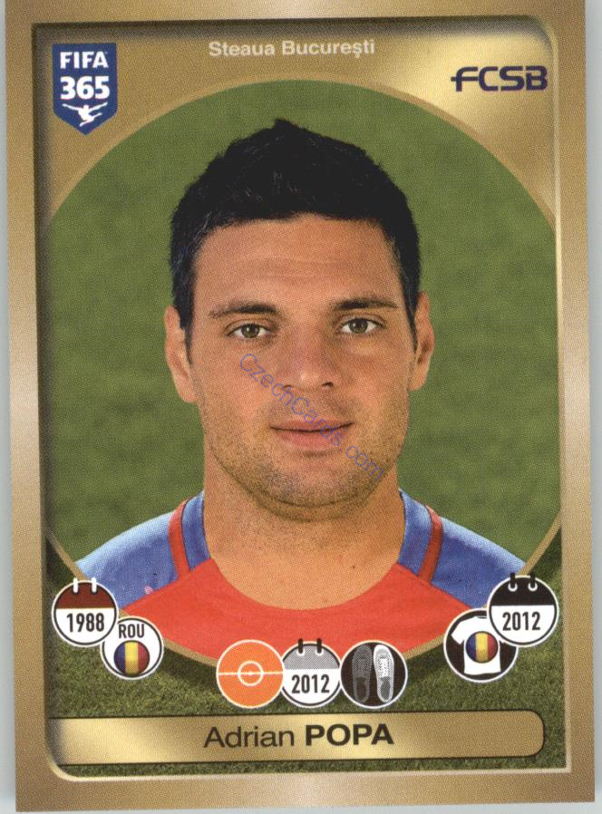 Adrian Popa Panini 2017 FIFA 365 Sticker #389