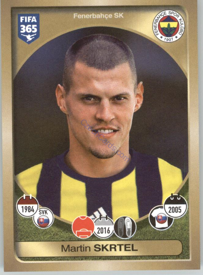 Martin Skrtel Panini 2017 FIFA 365 Sticker #396