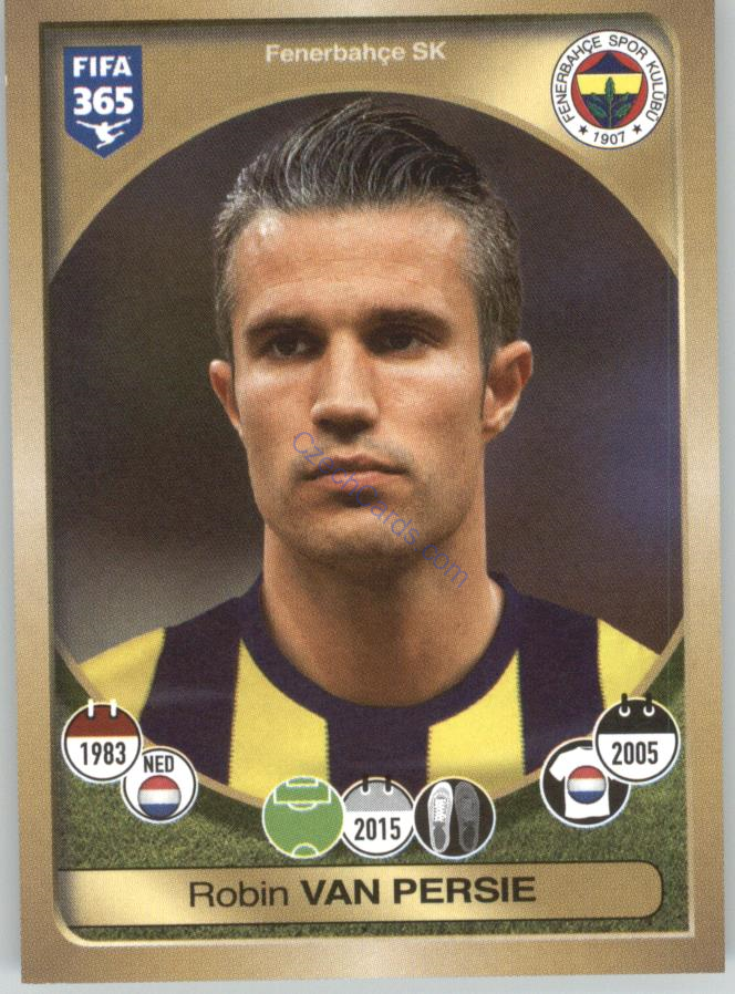 Robin van Persie Panini 2017 FIFA 365 Sticker #406