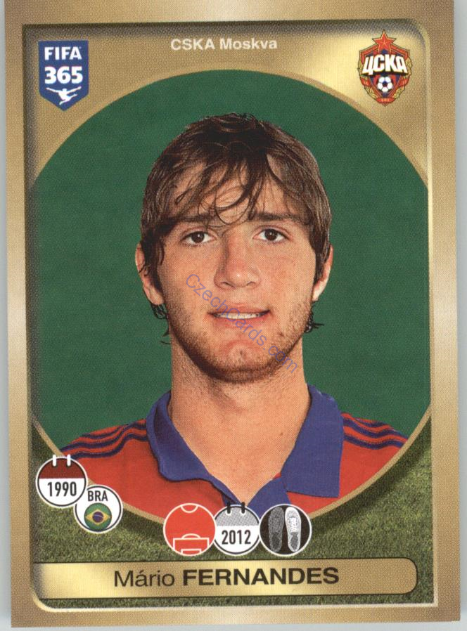 Mário Fernandes Panini 2017 FIFA 365 Sticker #414
