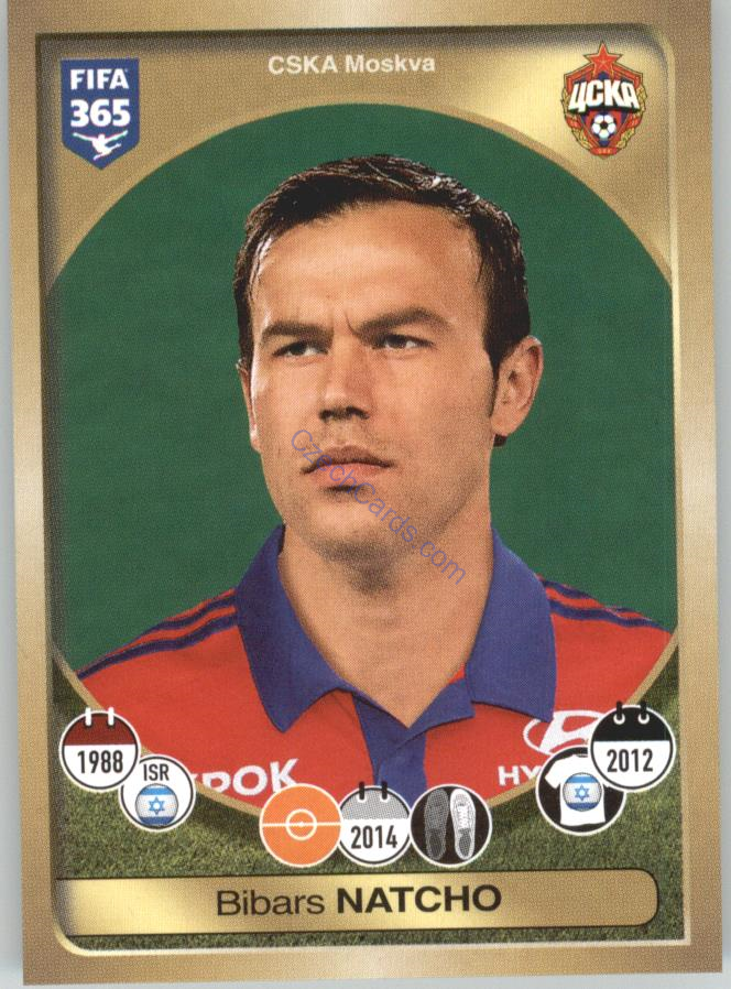 Bibras Natcho Panini 2017 FIFA 365 Sticker #417