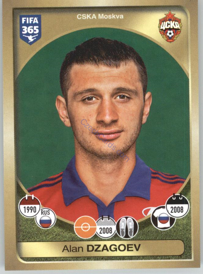 Alan Dzagoev Panini 2017 FIFA 365 Sticker #419