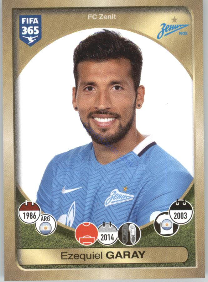Ezequiel Garay Panini 2017 FIFA 365 Sticker #423