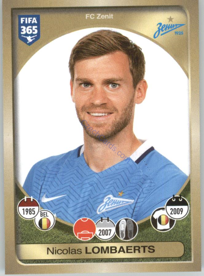 Nicolas Lombaerts Panini 2017 FIFA 365 Sticker #424