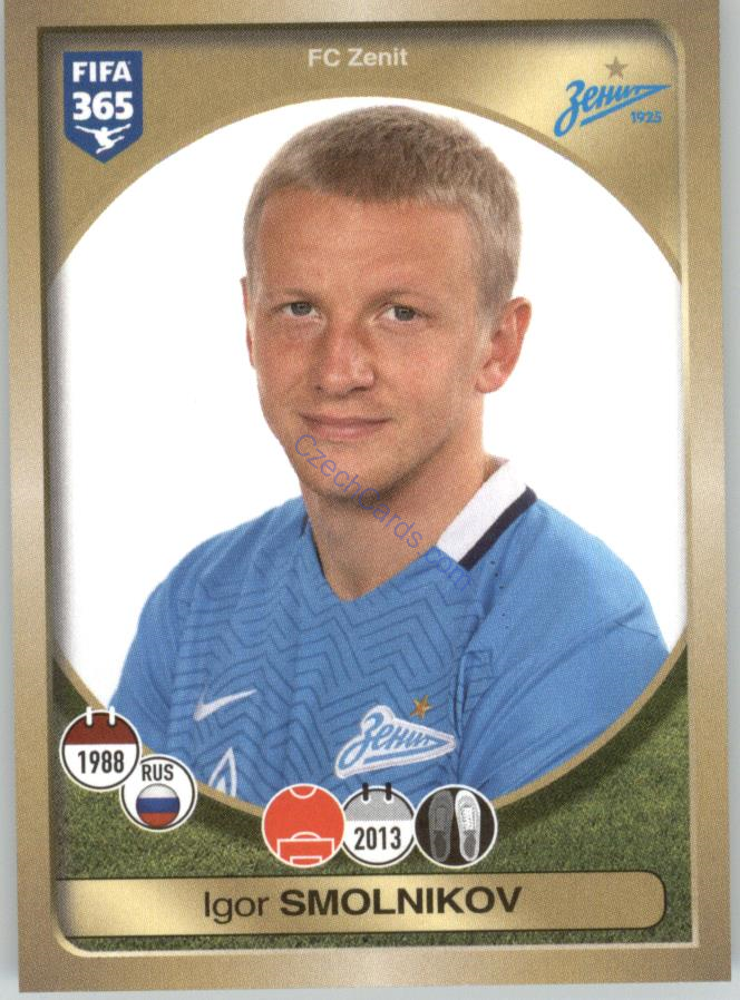 Igor Smolnikov Panini 2017 FIFA 365 Sticker #428