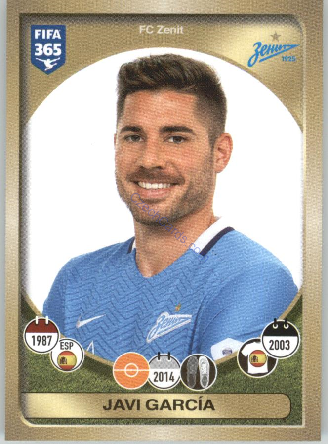 Javi García Panini 2017 FIFA 365 Sticker #430