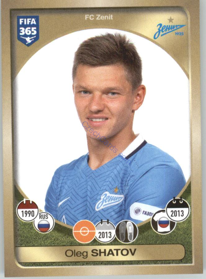 Oleg Shatov Panini 2017 FIFA 365 Sticker #431