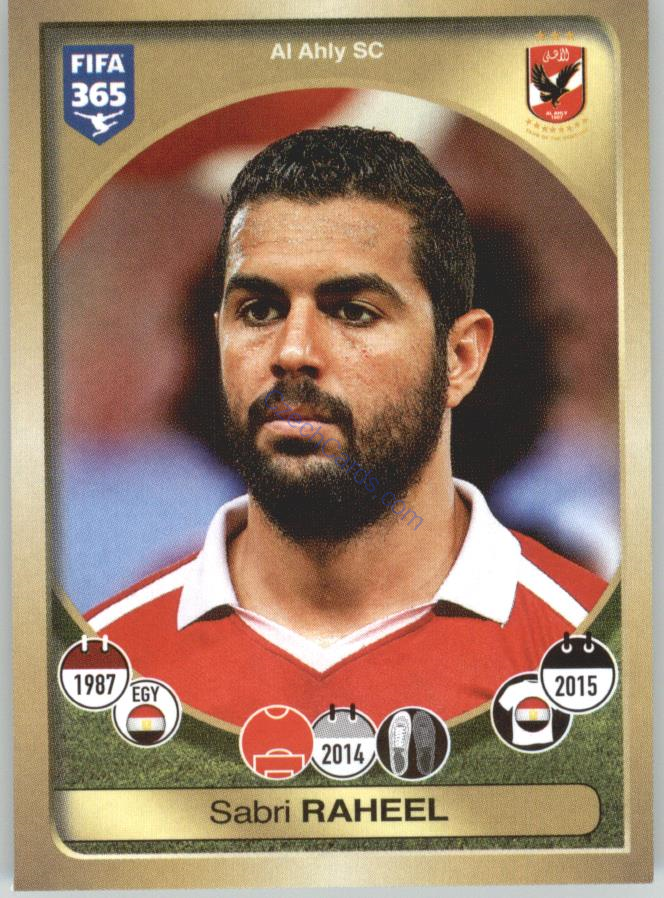 Sabri Raheel Panini 2017 FIFA 365 Sticker #437