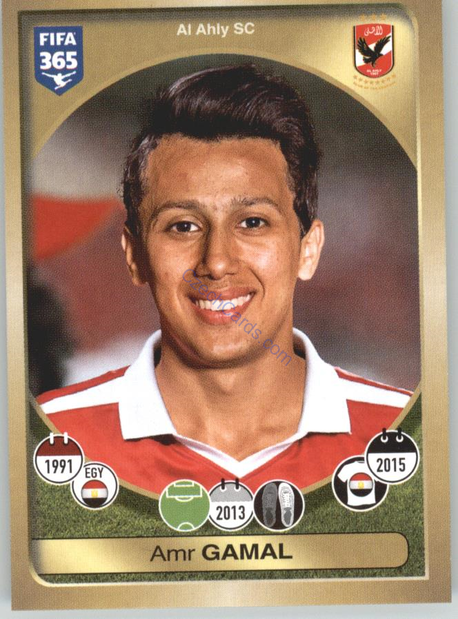 Amr Gamal Panini 2017 FIFA 365 Sticker #449