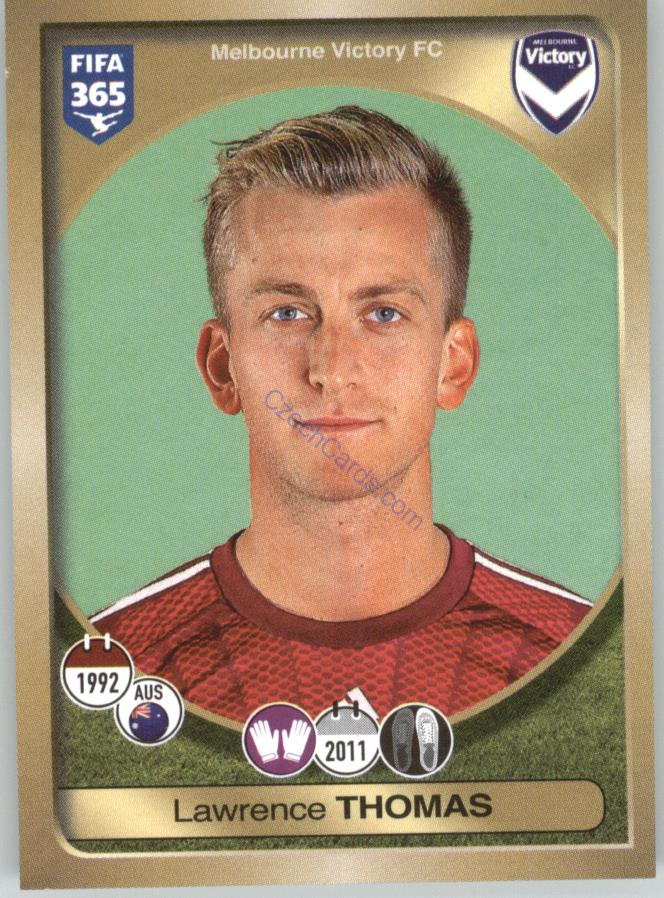 Lawrence Thomas Panini 2017 FIFA 365 Sticker #450