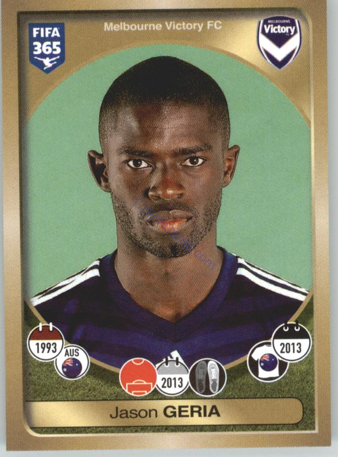 Jason Geria Panini 2017 FIFA 365 Sticker #451