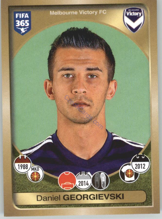 Daniel Georgievski Panini 2017 FIFA 365 Sticker #452