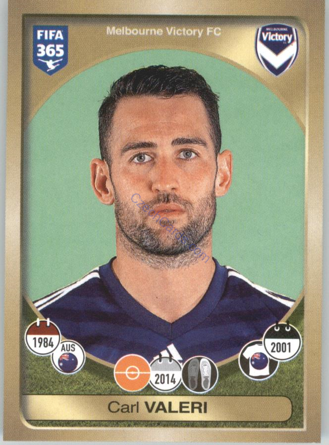 Carl Valeri Panini 2017 FIFA 365 Sticker #461