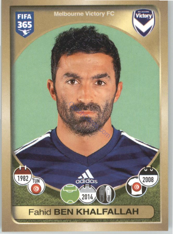 Fahid Ben Khalfallah Panini 2017 FIFA 365 Sticker #462