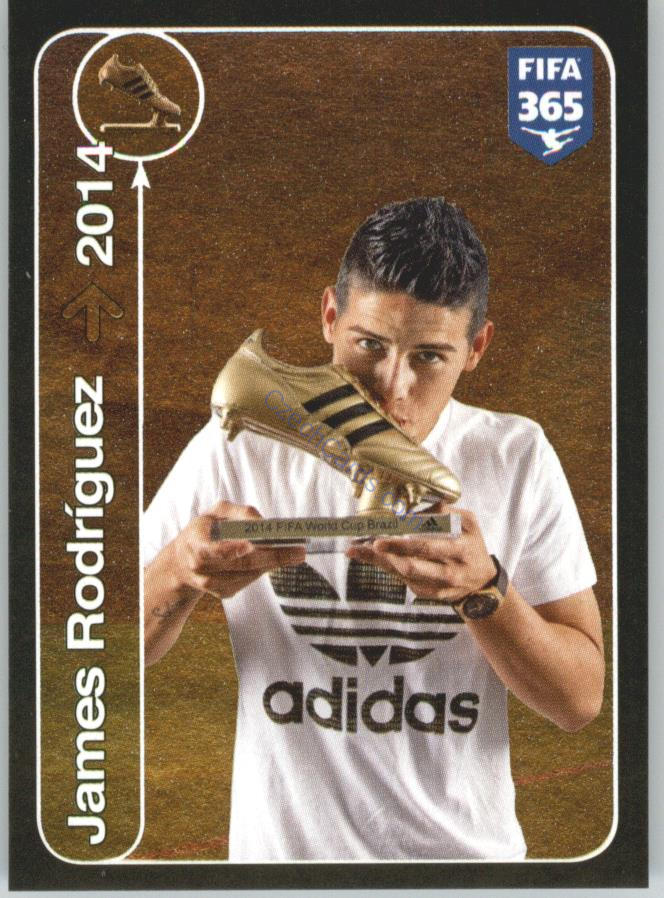 James Rodríguez Panini 2017 FIFA 365 Sticker Golden Winners #467