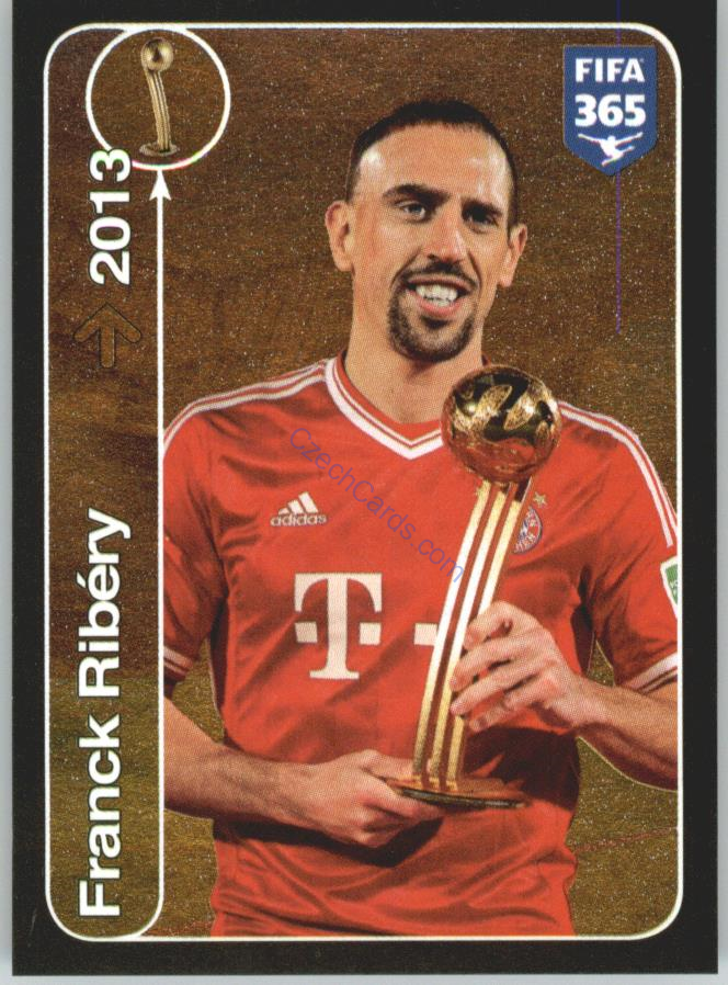 Franck Ribéry Panini 2017 FIFA 365 Sticker Golden Winners #473