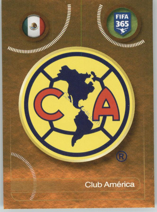 Club América logo Panini 2017 FIFA 365 Sticker #479